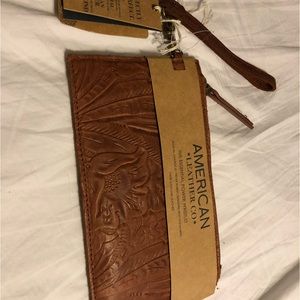 American Leather co power wristlet